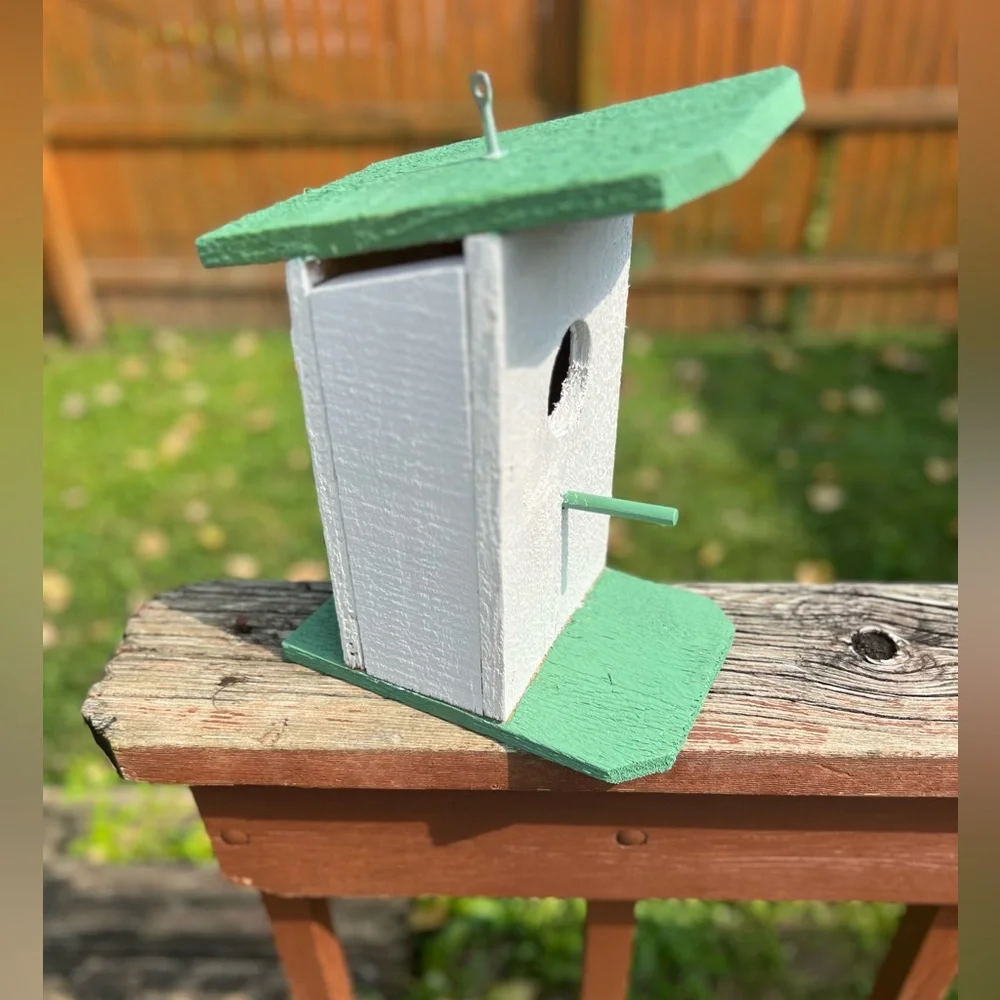 Hand Crafted Wooden Birdhouse - Picture 4 of 8